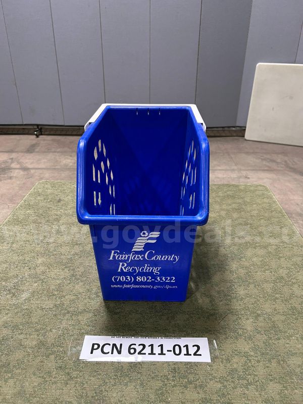 Bin, Recycle, Blue, Plastic