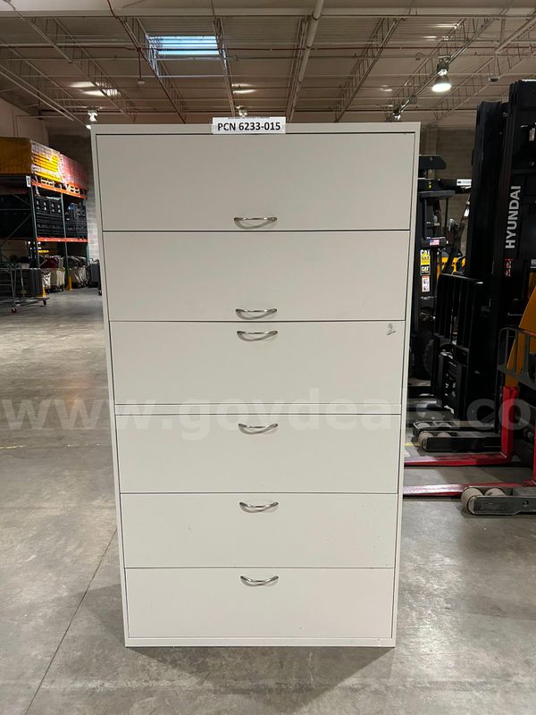 Filing Cabinet, 6-Drawers, Metal