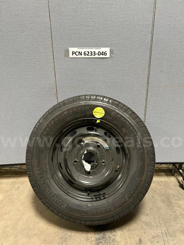 Tire, With Rim, Full-Size, "Continental"