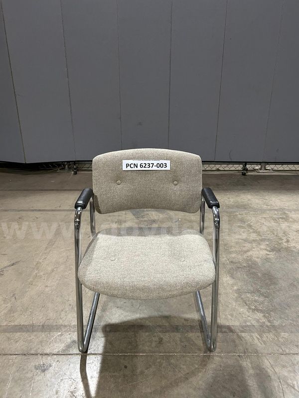 Guest, Chair, Tan, Metal Frame