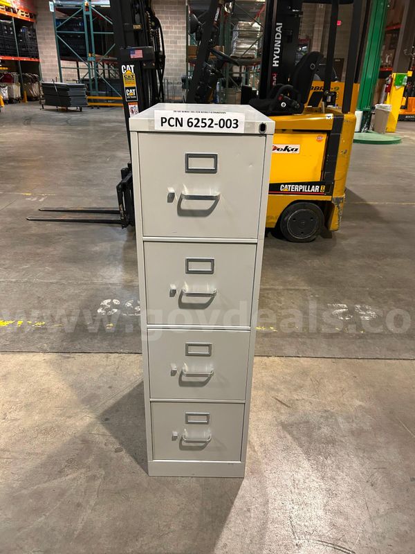 Filing Cabinet, 4-Drawers, Metal