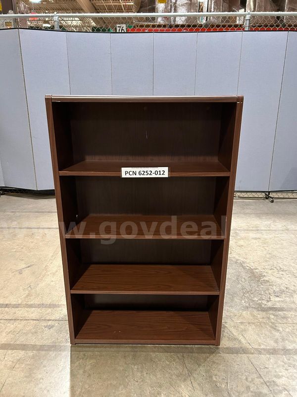 Bookcase, 4-Shelves, Wood