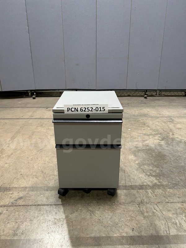 Filing Cabinet, 2-Drawers, Metal, With Wheels