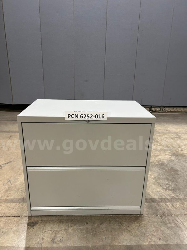 Filing Cabinet, 2-Drawers, Lateral, Metal
