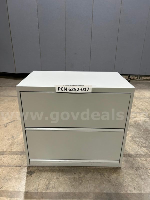 Filing Cabinet, 2-Drawers, Lateral, Metal