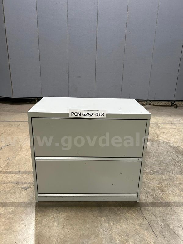 Filing Cabinet, 2-Drawers, Lateral, Metal