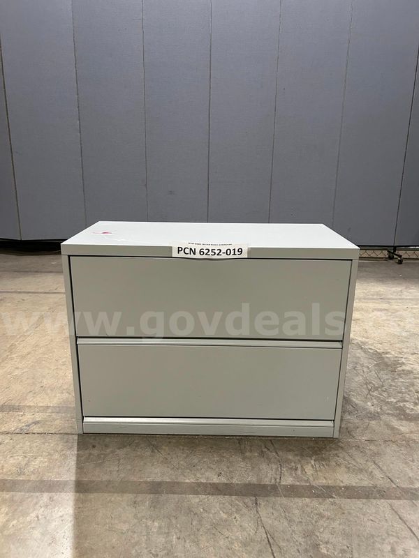 Filing Cabinet, 2-Drawers, Lateral, Metal