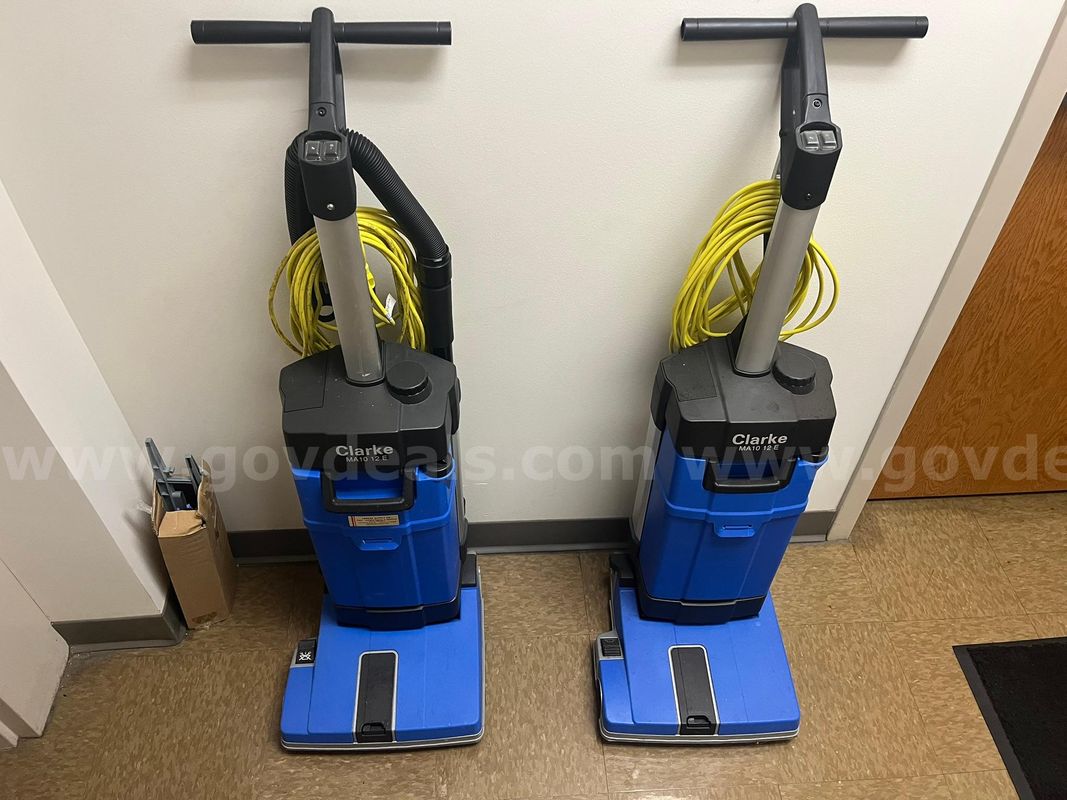 Lot of two Clarke Floor Scrubbers