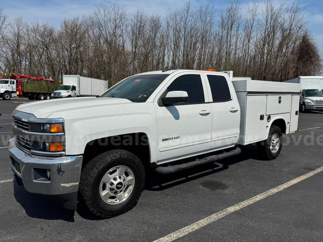 2018 Chevrolet 2500hd, Silverado, 4x4, Double Cab Service Body Truck