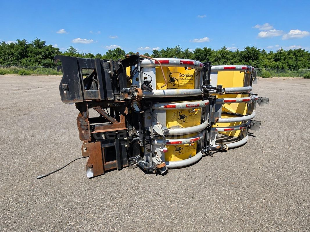 3 Traffix Scorpion II Attenuator Trailer