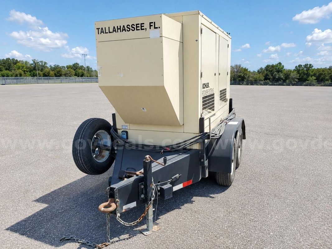 2006 Generator 58 KW Kohler Standby Mobile Diesel John Deere engine