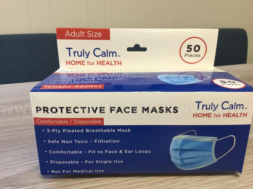 6 Cases of New Truly Calm Home for Health Masks (12000) - Adult Size