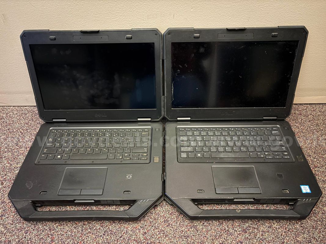 Lot of 2 Dell Latitude 5414 Rugged Laptops
