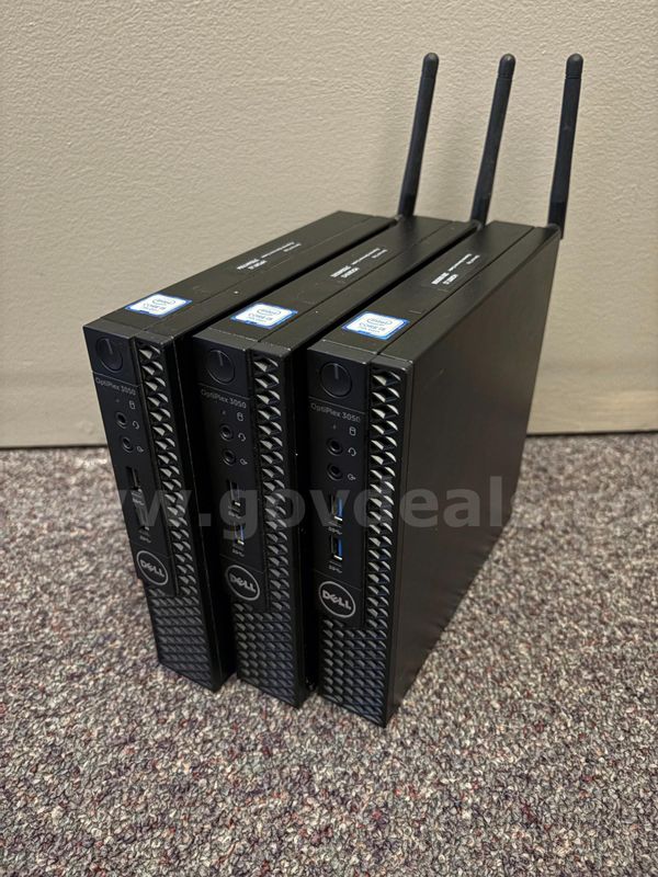 Lot of 3 Dell OptiPlex 3050 Micro PCs