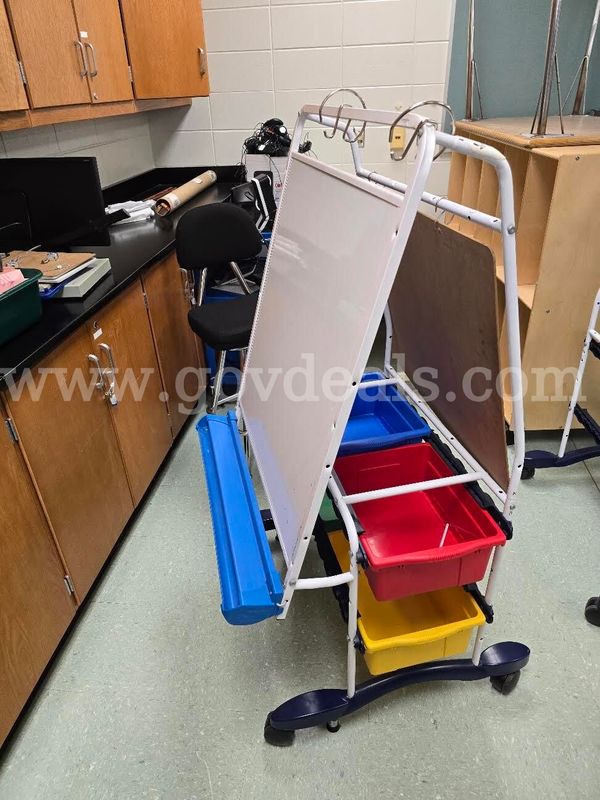 Classroom Easel w/Storage. Lot of 5