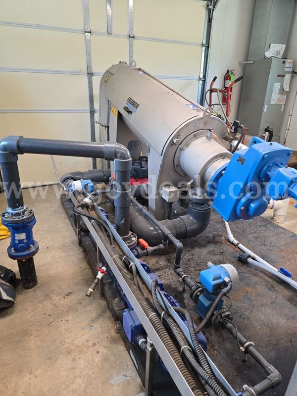 2010 HUBER ROTAMAT® RoS3Q-280 Complete Screw Press Dewatering System | 480V
