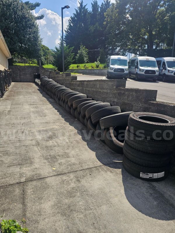 Lot of used tires
