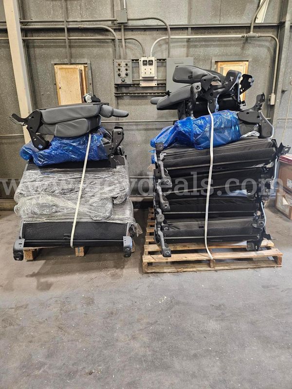Ford Truck Seat Assemblies (15 Double Seats & 14 Single Seats) - Lot of 29