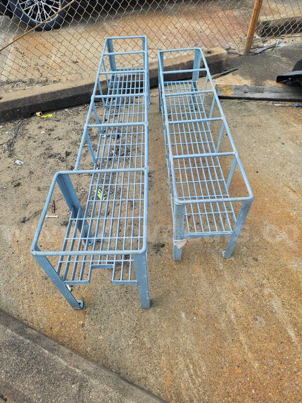 Truck-Mounted Steel Storage Racks / Cargo Organizer Racks Lot of 2