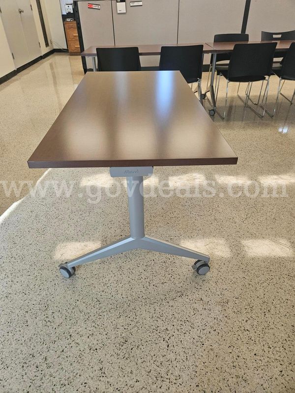 Allsteel Training Tables, 30" x 60", Mobile Casters- lot of 4