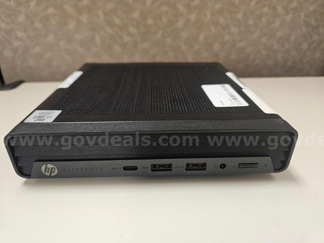 HP EliteDesk 800 G6 Desktop Computer Intel Core i7 Processor QTY 1