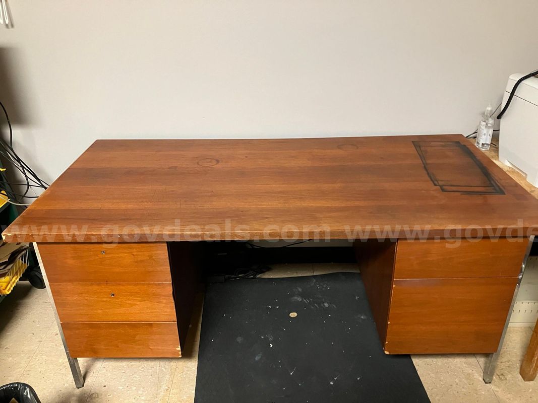 Wooden Library Desk
