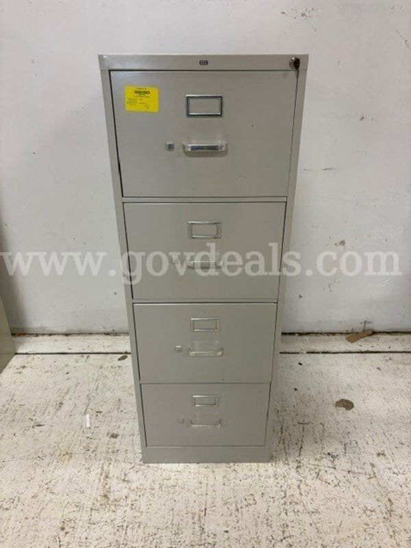 Vertical Four Drawer Legal Filing Cabinet