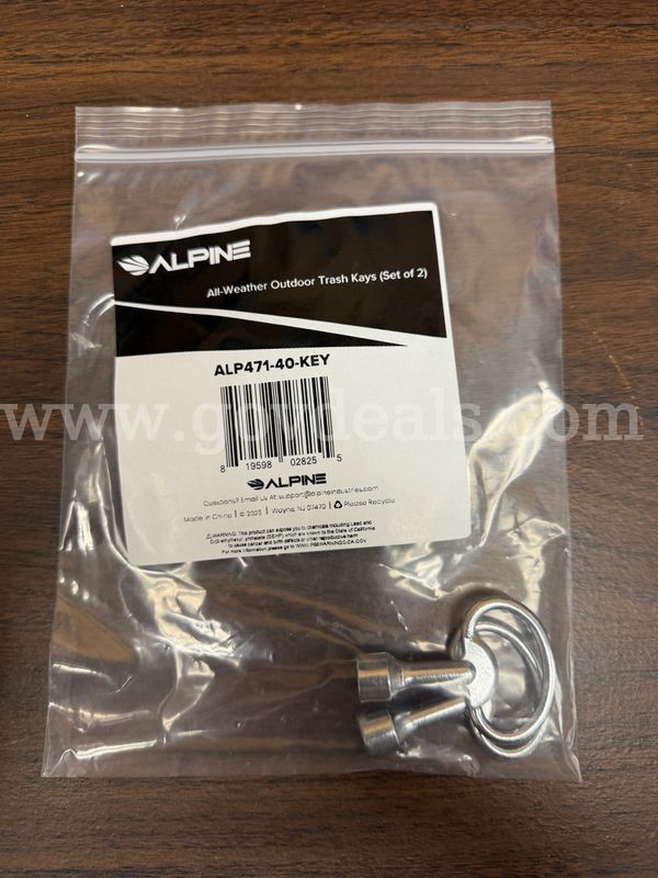 All-Weather Outdoor Trash Keys