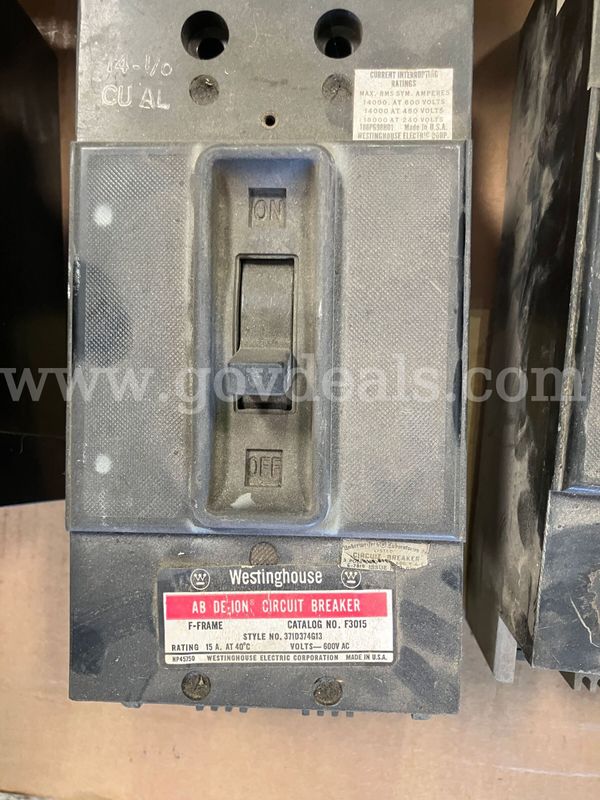 Pallet of Electrical switches, transformer, relays, circuit breakers, etc.