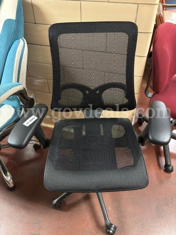 Desk Chair, Black, Mesh