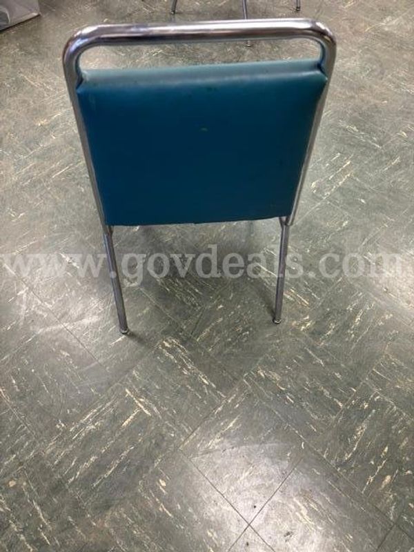 Stackable Green Chairs