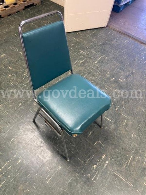 Stackable Green Chairs