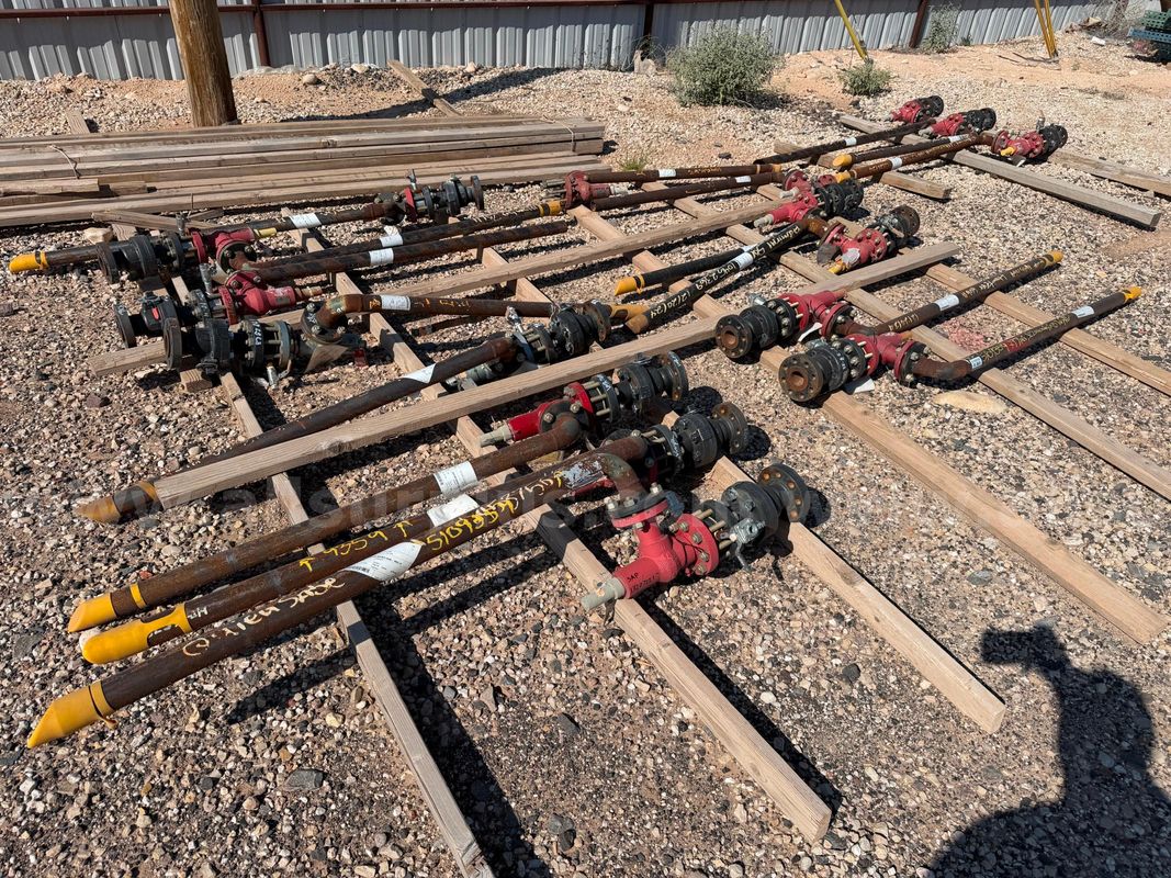 Pressure Venting Assemblies, w/ PRB's, Ball Valves & Vent Pipes and Various Pipe Spools, Qty 27