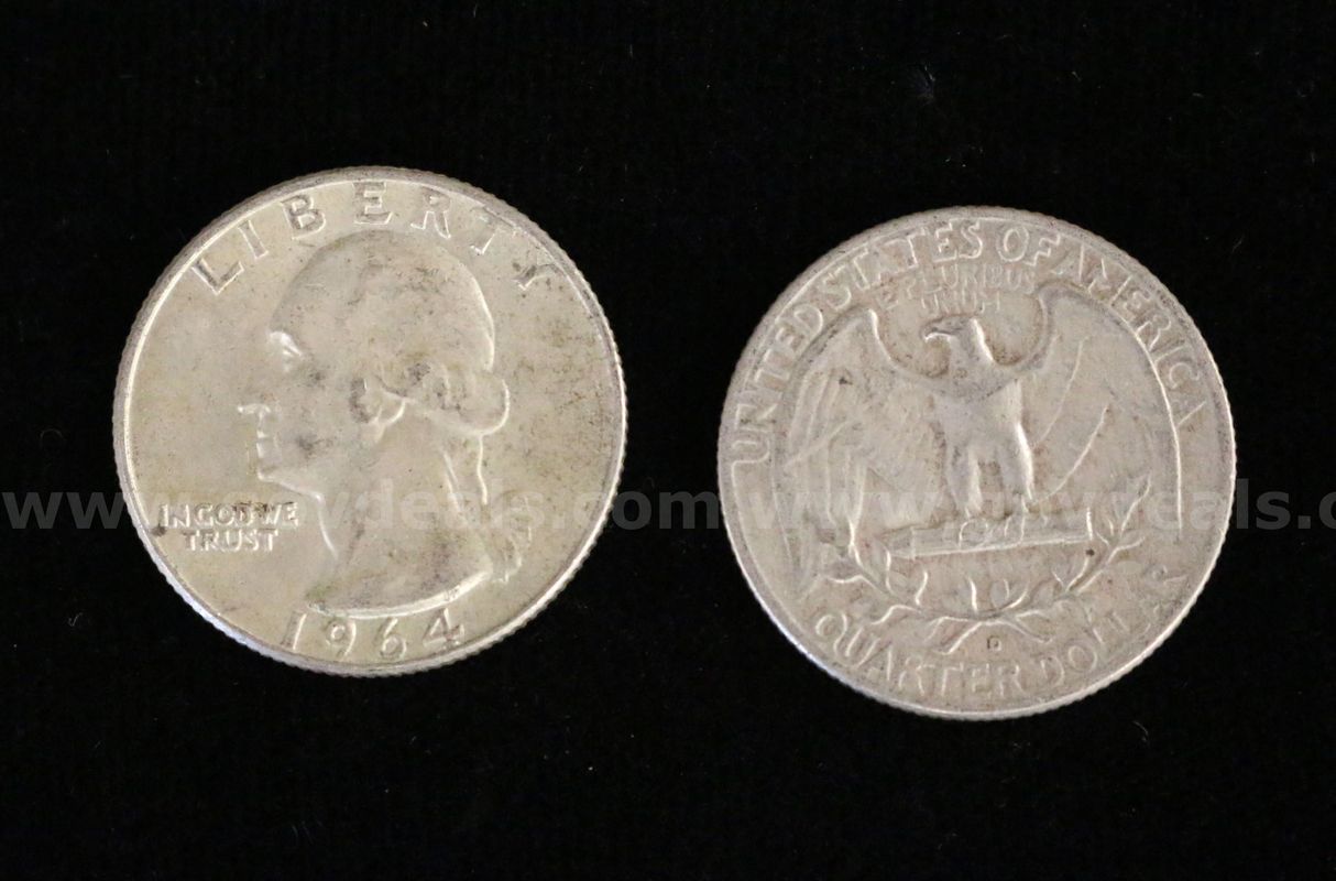 519 U.S. Silver Washington Quarters