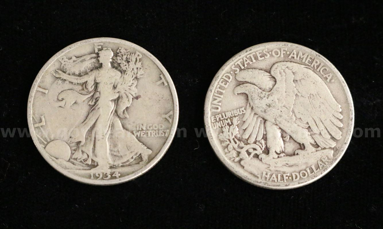 20 U.S. Silver Walking Half Dollars