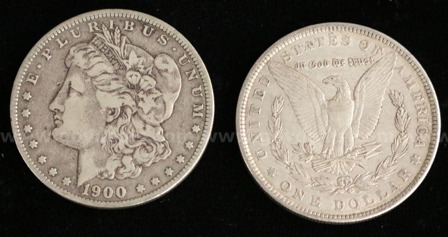 25 Assorted U.S. Silver Morgan Dollar Coins