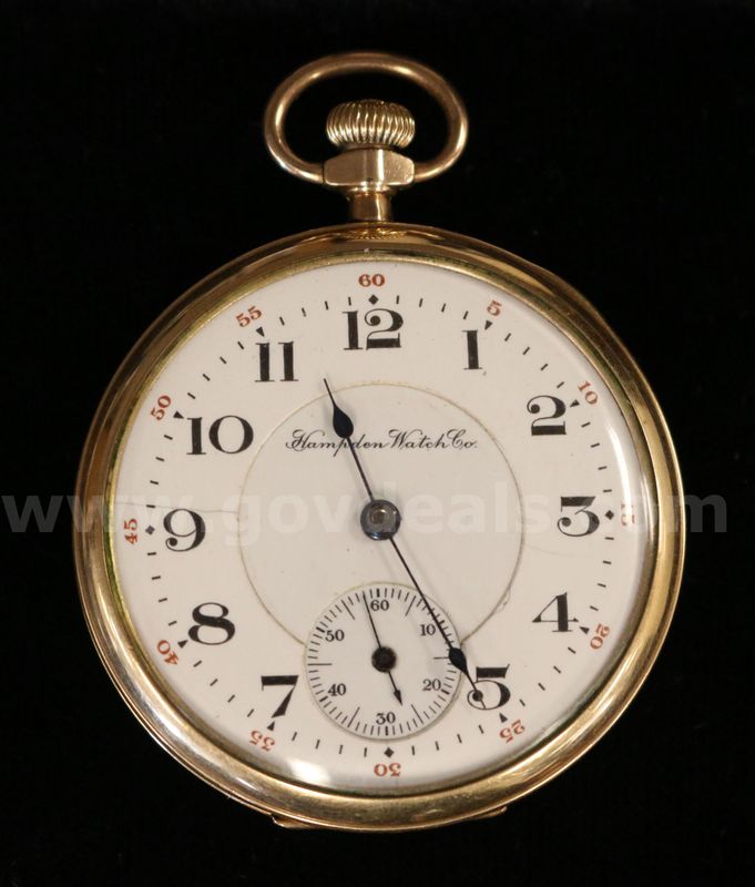 Gold Tone Hampton Pocket Watch