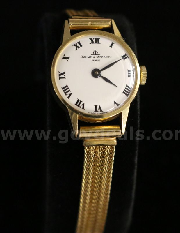 18K Yellow Gold Baume & Mercier Watch, 21.0 Grams