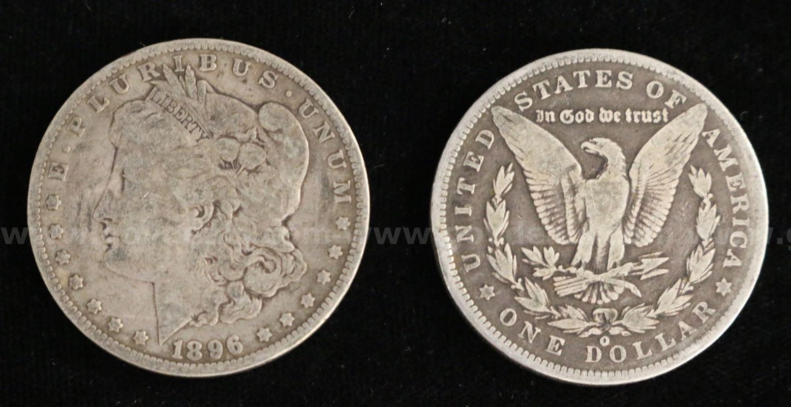 19 U.S. Silver Morgan Dollar Coins, Carson City Included