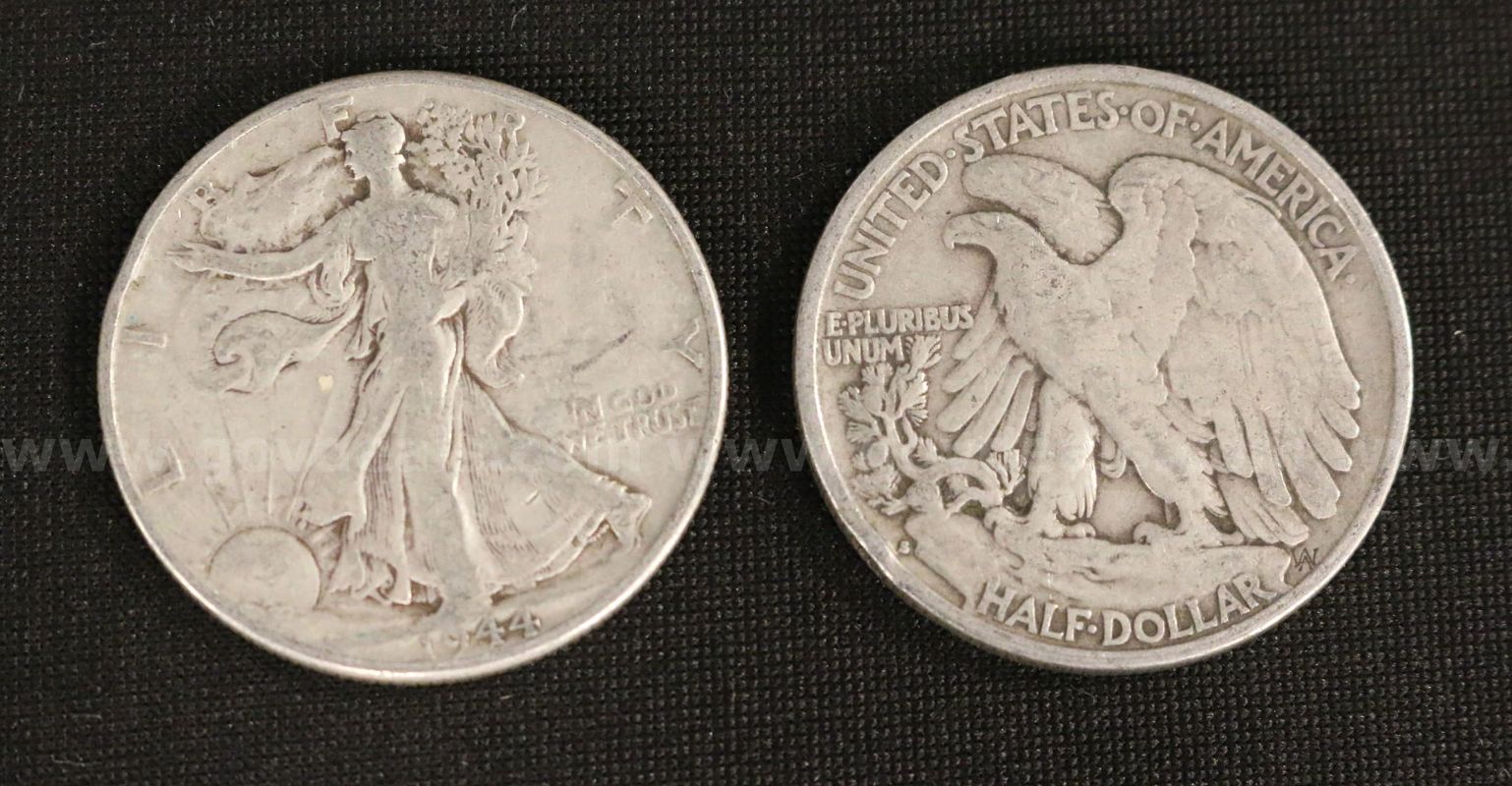 85 Silver U.S. Walking Liberty Half Dollar Coins