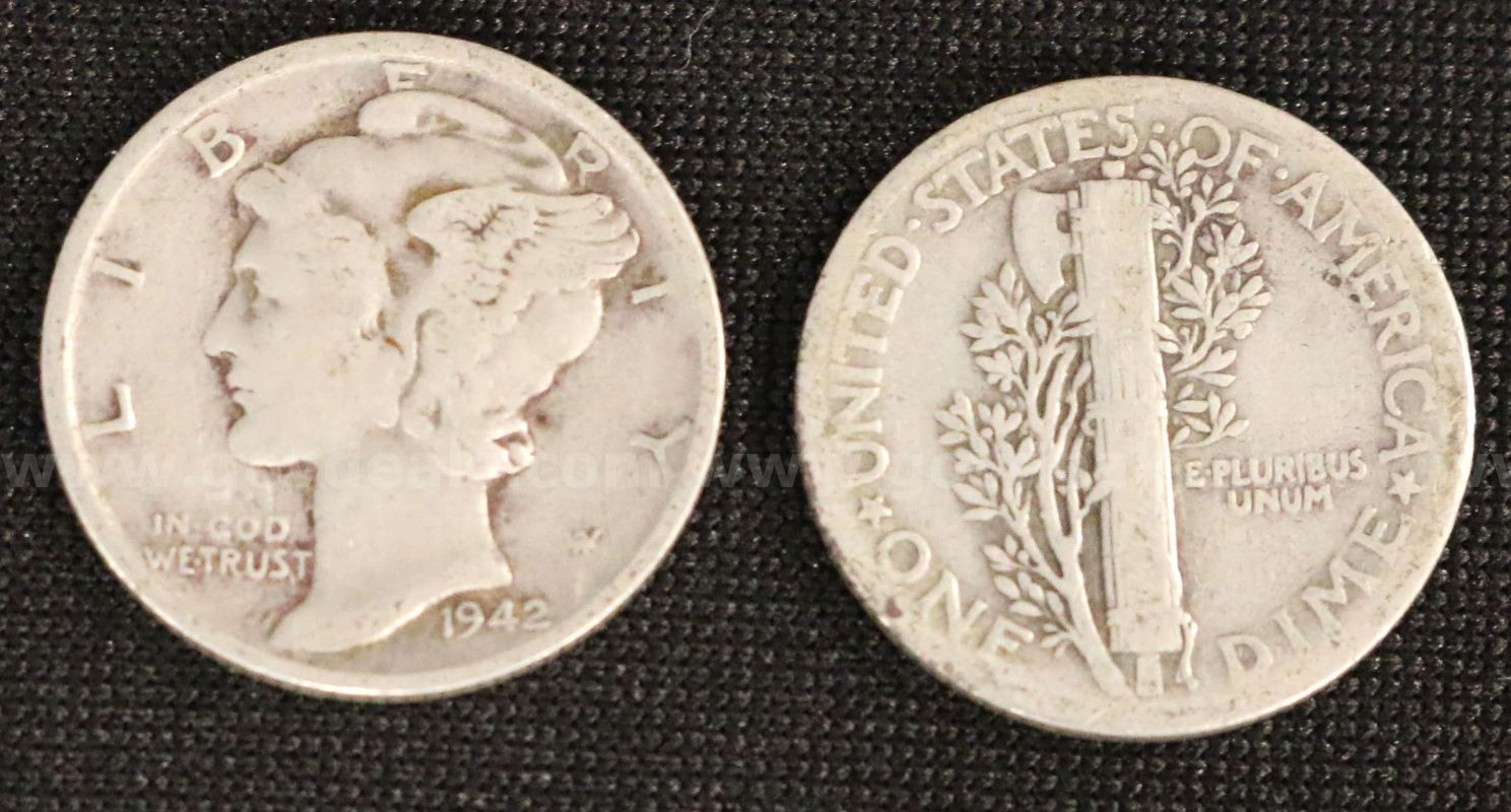 233 U.S. Silver Roosevelt Dimes