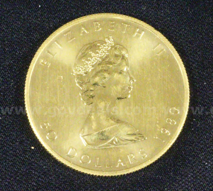 1980 Canada $50 1 Oz. Gold Maple Leaf, 31.1 Grams