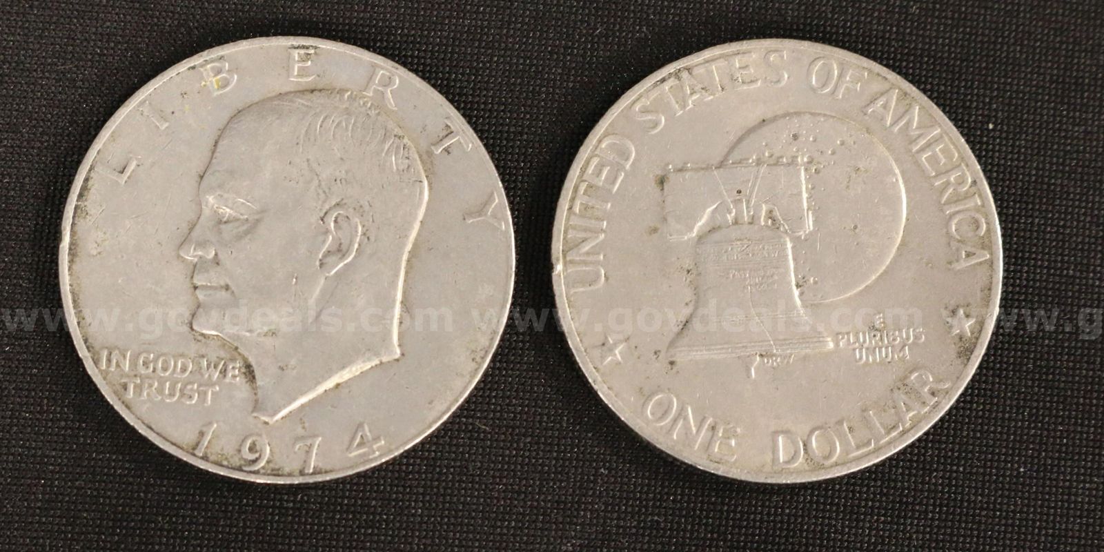 39 Assorted U.S. Eisenhower Dollar Coins