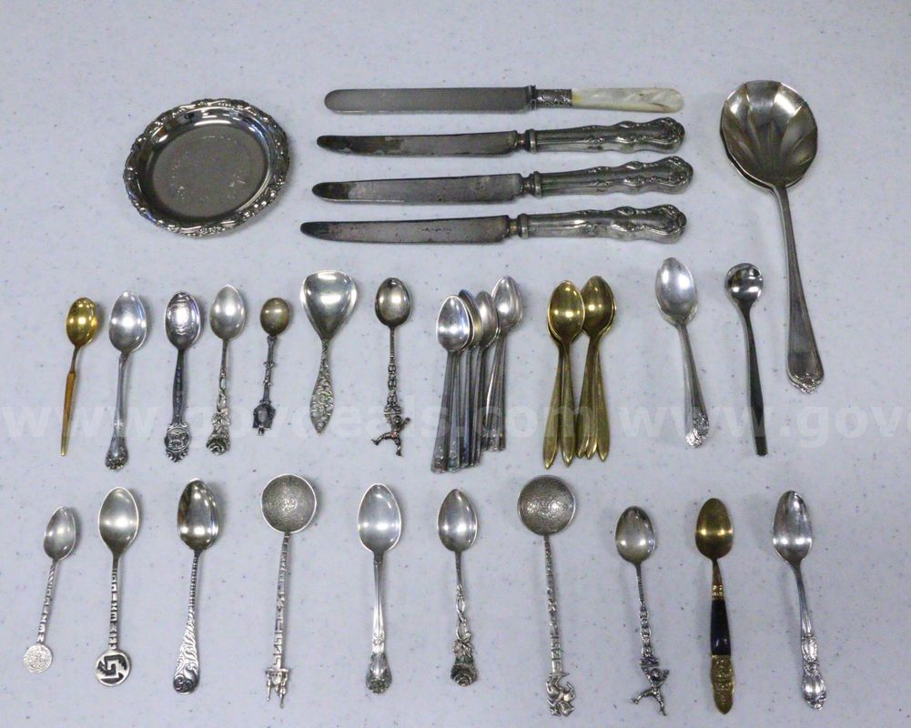 137 Pieces Of Assorted Silver-Plated, Stainless Steel & Dirigold Flatware