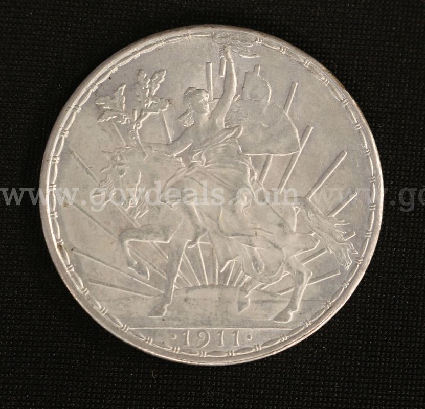 1911 Mexico Silver Caballito Un Peso Coin