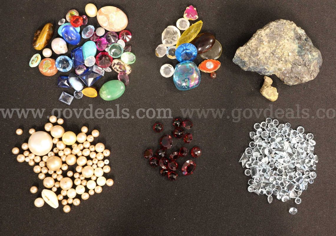 Approximately 345 Assorted Loose Stones, Rocks, Beads, Crystals, Etc