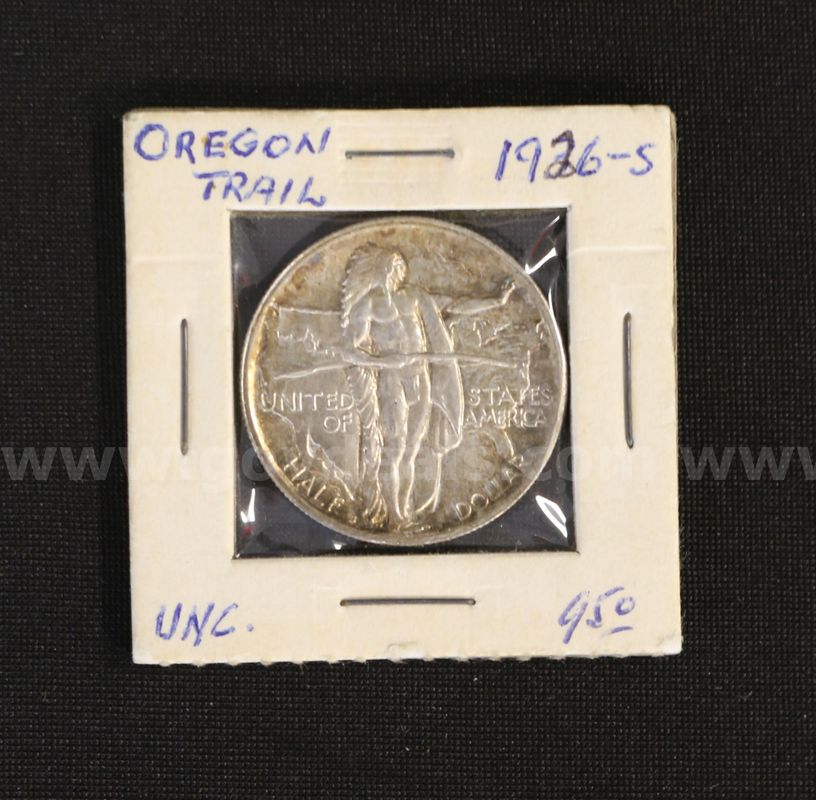 1926S Oregon Trail Silver Half Dollar Coin