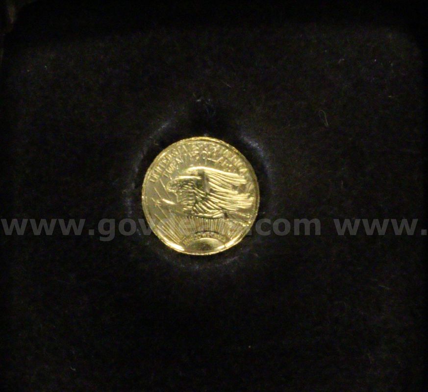 3 Gold Miniature St Gaudens Medallions, .60 Grams