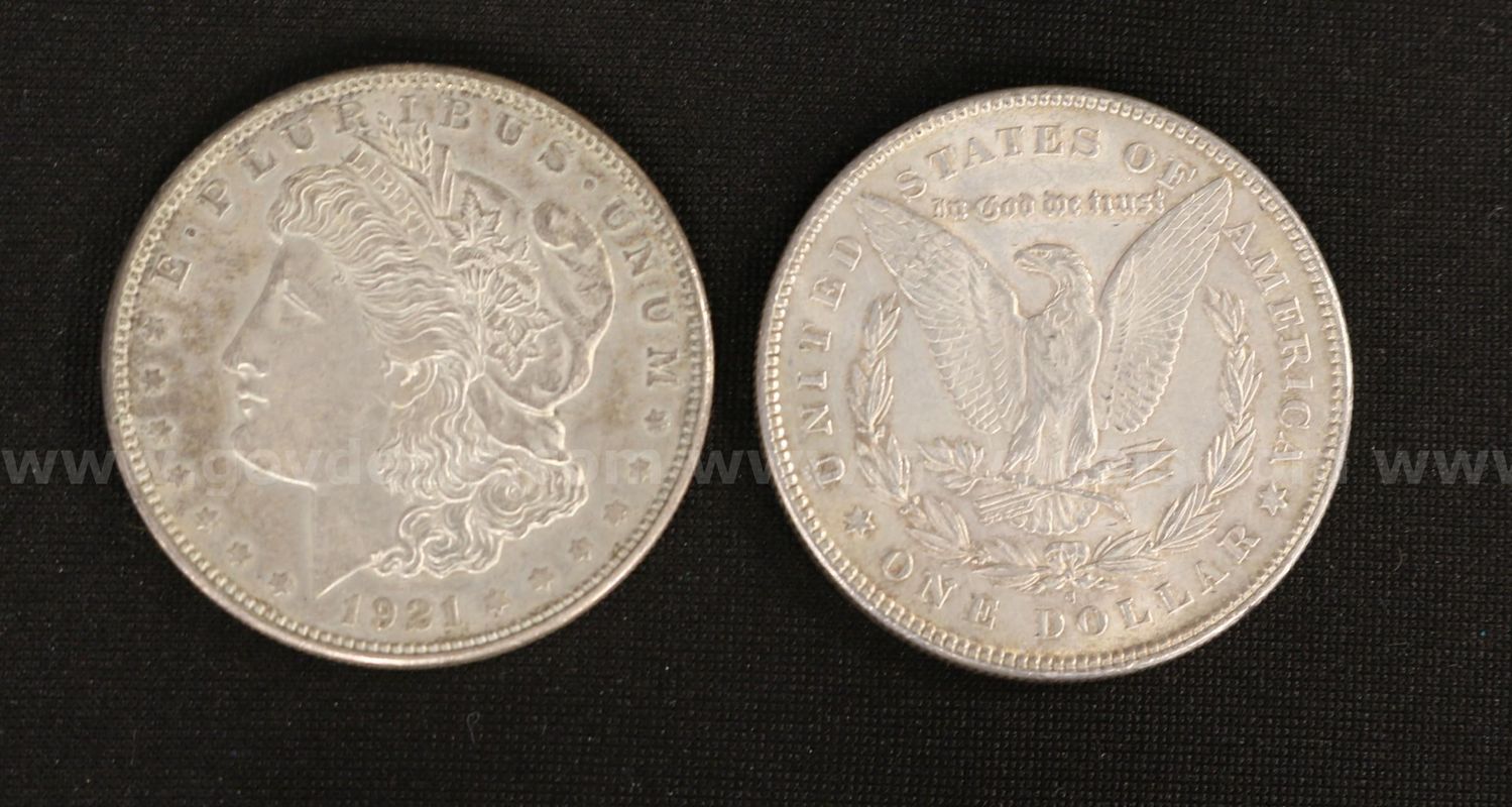 9 U.S. Silver Morgan $1 Dollar Coins