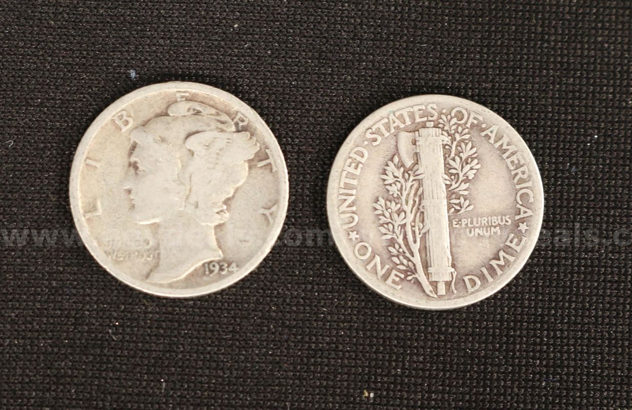 201 U.S. Silver Mercury Dimes